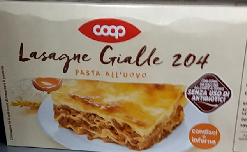 lasagne gialle