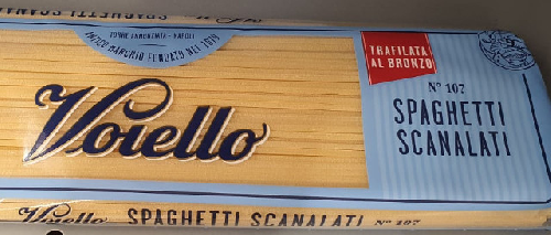 spaghetti scanalati